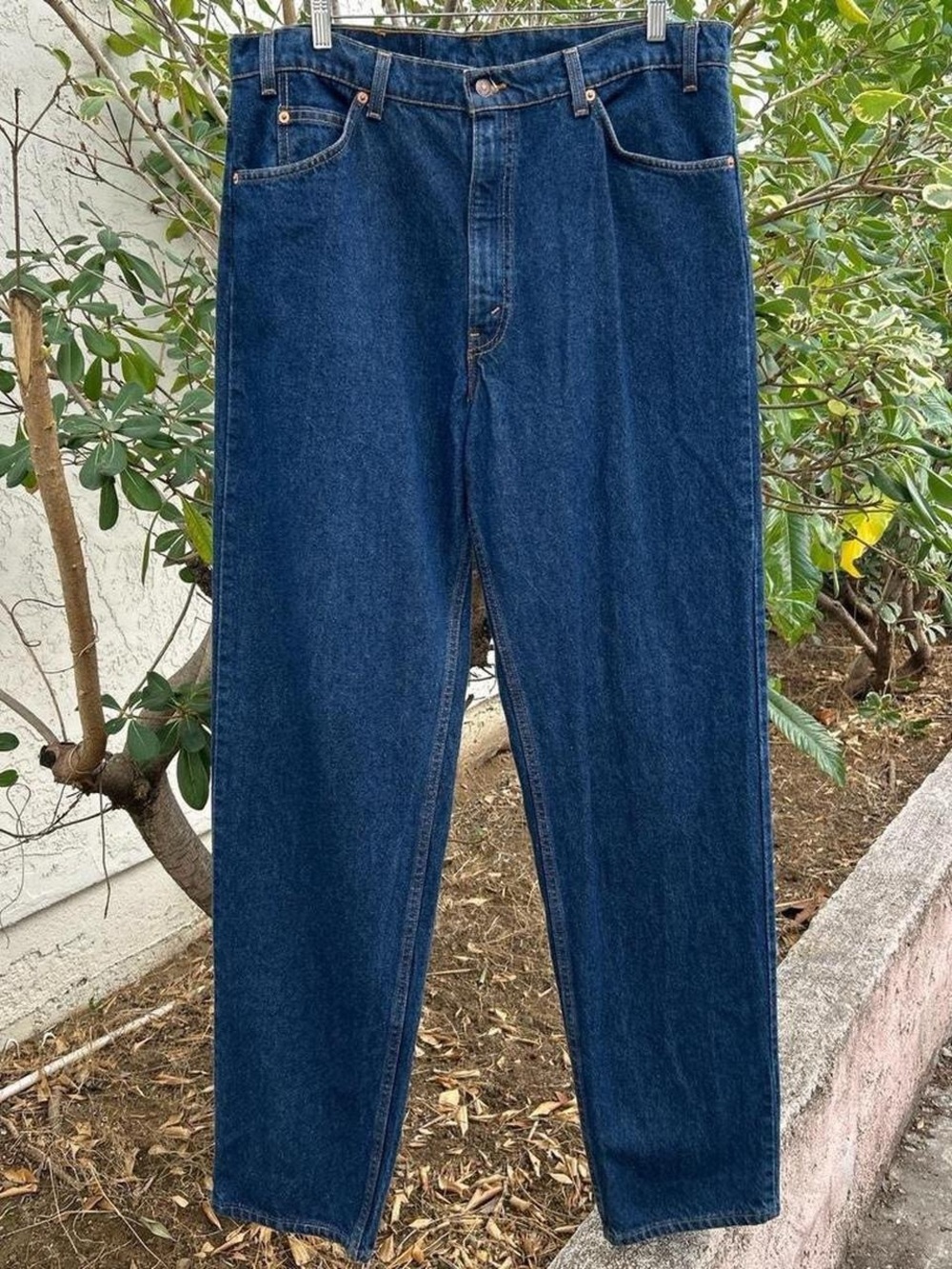 Vintage 1996 Levi’s 553 Jeans Mens 36x36 Dark Wash Made USA Relaxed Fit